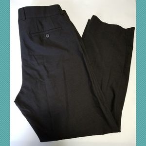 Gardeur Dark Brown Flat Front 'Grosse' Pants